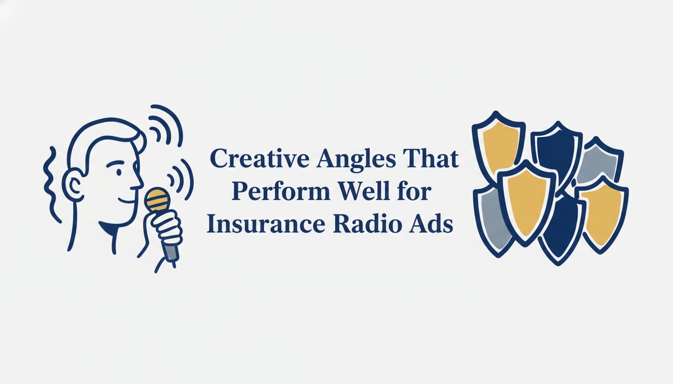 creative angles that perform well for insurance radio ads